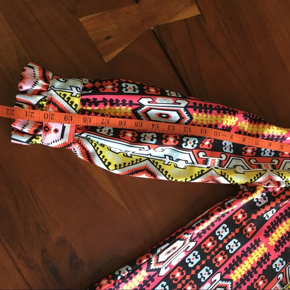 CK Bradley Kilim print ruffle neck blouse S - Picture 7 of 9